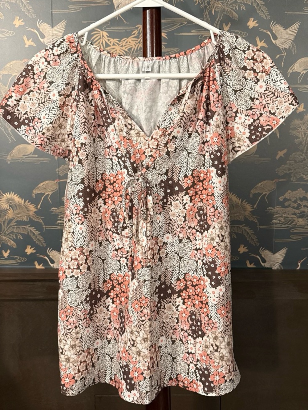 Floral Print Women's Blouse